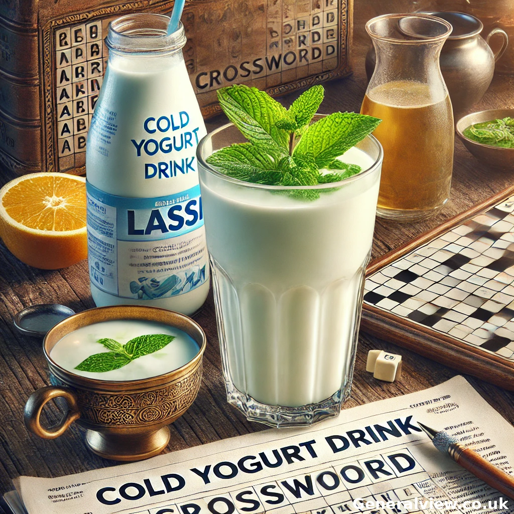 cold yogurt drink crossword